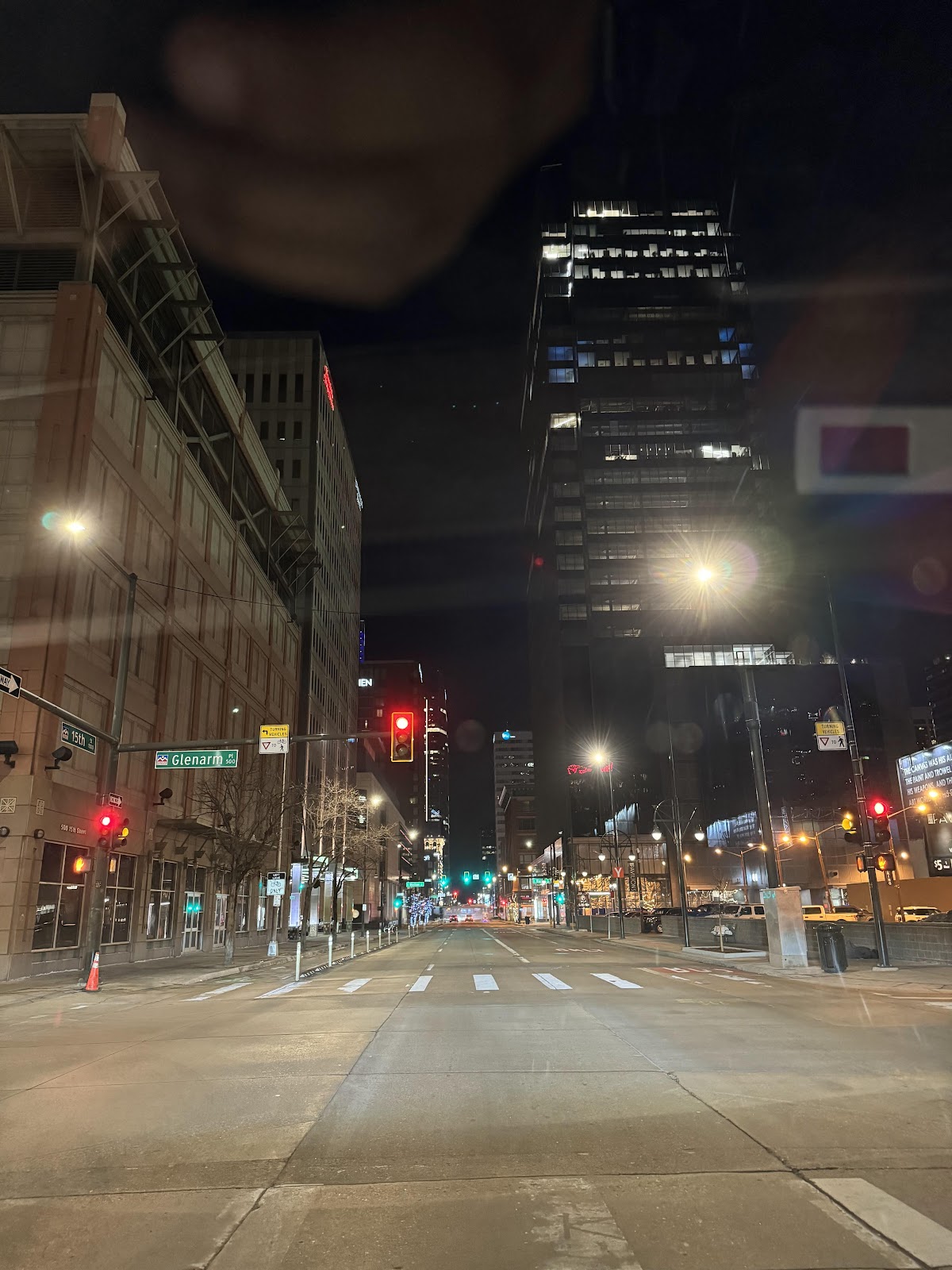 Downtown Denver skyline with mountains in the background