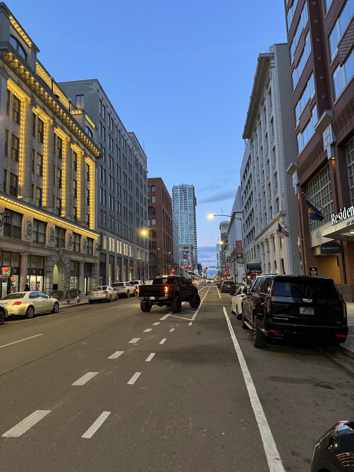 Downtown Denver street view