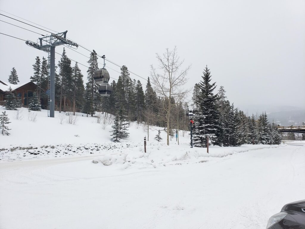 Breck ski lift