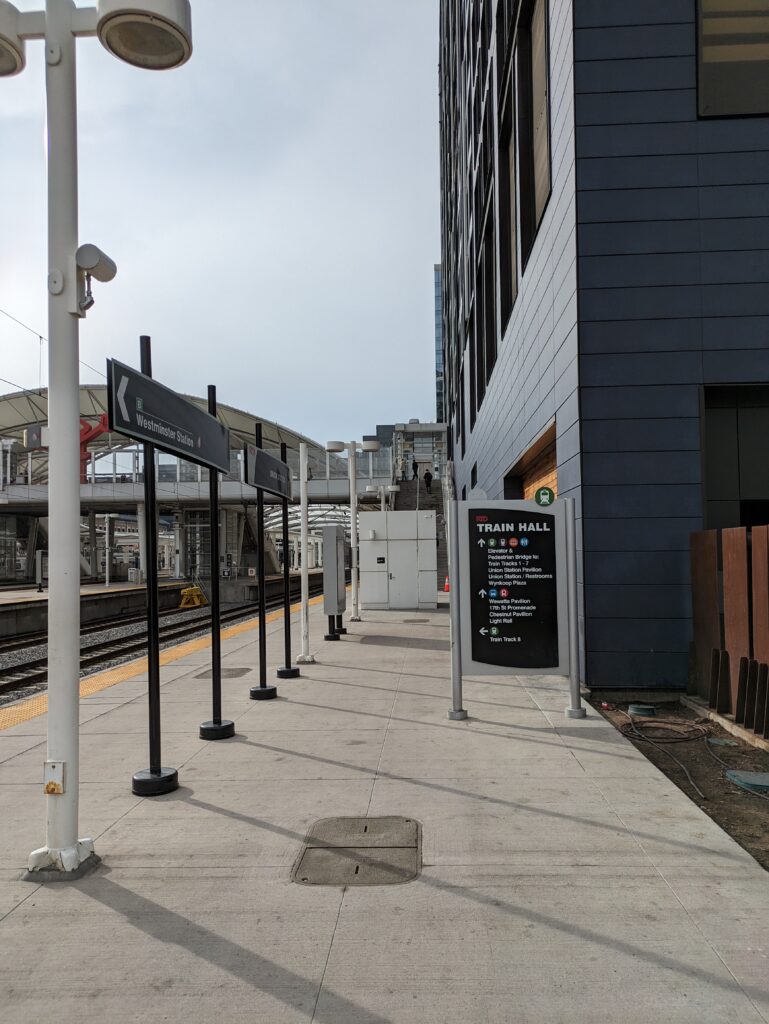 RTD train Union Station