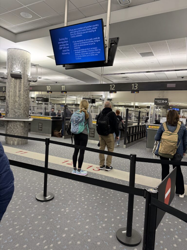 Denver Airport arrival security